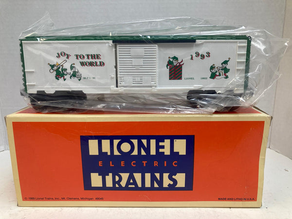 Lionel 6-19922 1993 Christmas Boxcar – O Gauge – Holiday Series - NIB
