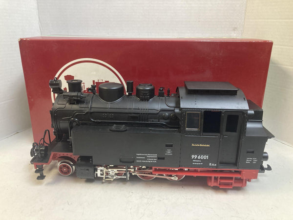 LGB 2080 D G Gauge Deutsche Reichsbahn 2-6-2 Tank Steam Locomotive 99 6001 w/ Box