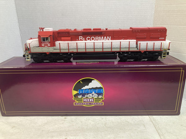 MTH Premier 20-22125-1 RJ Corman SD40T-2 Tunnel Motor #8569 PS3.0 O BRAND NEW