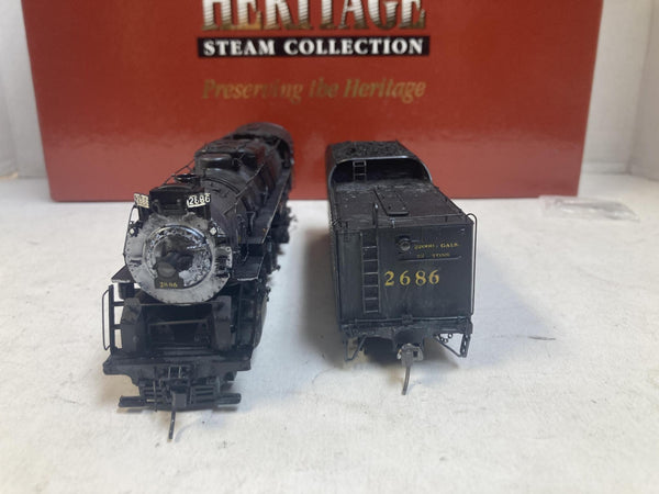 Proto 2000 Heritage Steam Collection HO Scale USRA 2-8-4 Berkshire Steam Loco 30019