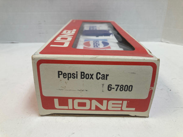 Lionel Pepsi Box Car 6-7800 – Pre Owned Excellent Condition