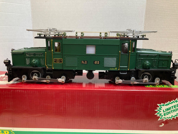 LGB 2140 RhB Crocodile Electric Locomotive — Runs Great, Very Good Condition w/ Minor Scuff