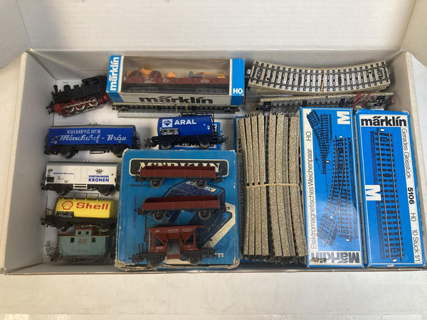 Märklin HO Scale M-Track & Rolling Stock Collection (Vintage, Made in Western Germany)