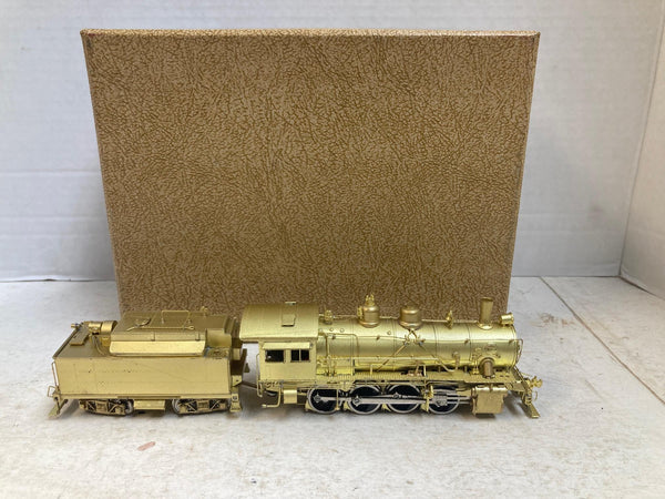 Sunset Models HO Brass AT&SF Santa Fe 0-8-0 "825" Class Steam Loco & Tender EX