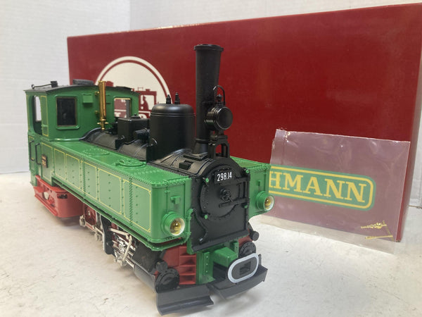 LGB 2073D G Gauge Green Steam Locomotive #298.14 w/ Original Box Made in W. Germany