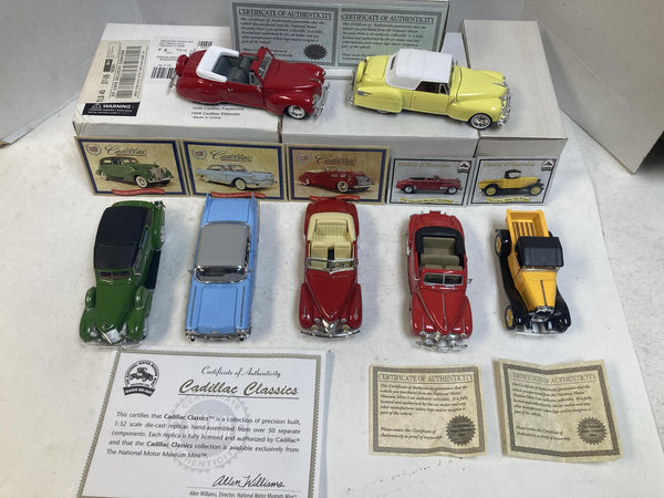 National Motor Museum Mint 1:32 Scale Diecast Collection – 7-Car Luxury Lot (1932–1958)