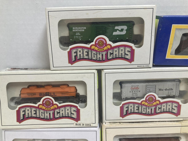 Freight Car Set 7 Bachmann 1 Life-Like N Scale 8 pack