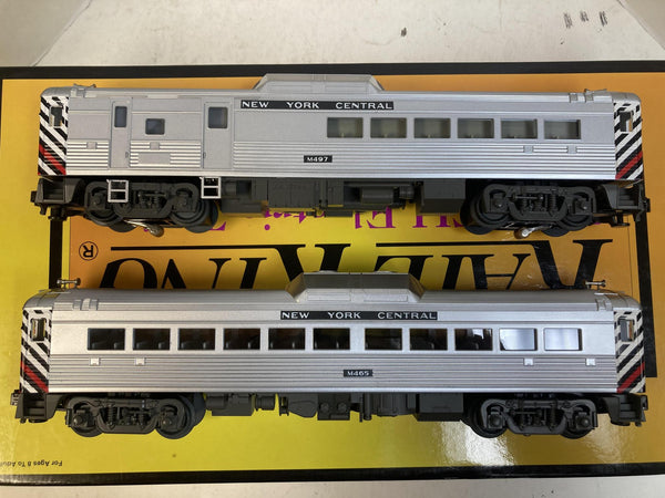 MTH RailKing 30-2182-0 New York Central RDC Budd Car 2-Car Set O Gauge Boxed