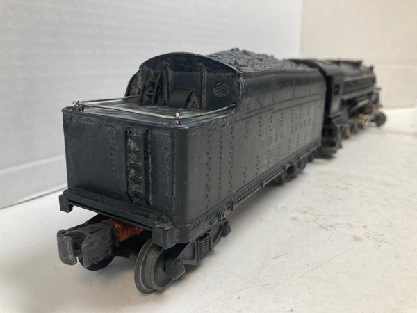 Lionel 1666 2-6-2 steam locomotive with 2466WX whistling tender O Gauge Post war