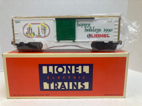 Lionel 6-19910 “Seasons Greetings” 1990 Christmas Boxcar — O Gauge — Sealed New