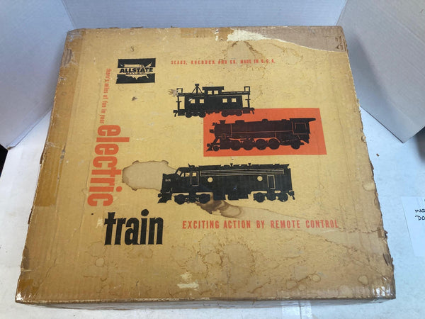 Rare Vintage Marx Allstate 09637 SEARS DOUBLE SET | 1666 Steam & RI Switcher