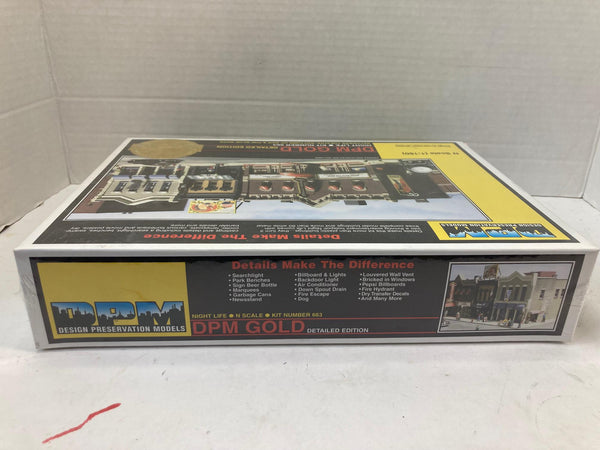 DPM Gold Night Life Kit Number 663 New Sealed N Scale 1:160 199