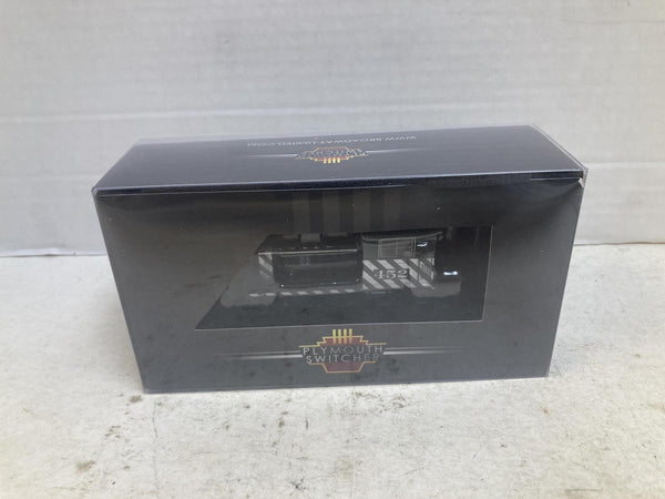 BLI 6555 HO Santa Fe Plymouth Switcher #452 Zebra Stripes Dual Mode DC DCC Boxed