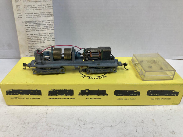 HobbyTown SW1500 Yard Switcher Diesel Locomotive Kit – Power Chassis w/ Flywheel 45408F-2 – Tested & Runs Great