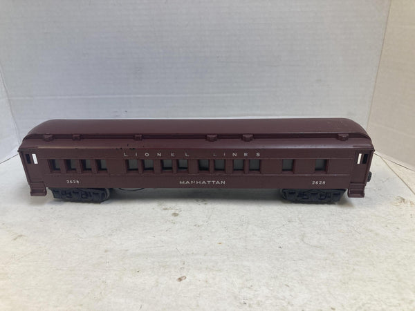 Vintage Lionel 2628 Manhattan Passenger Car TCA Restored Tinplate Identag O Gauge