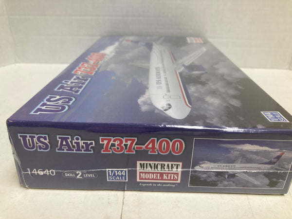 MiniCraft US Airways  Model Airplane Kit 1/144 scale (737-400) 1998