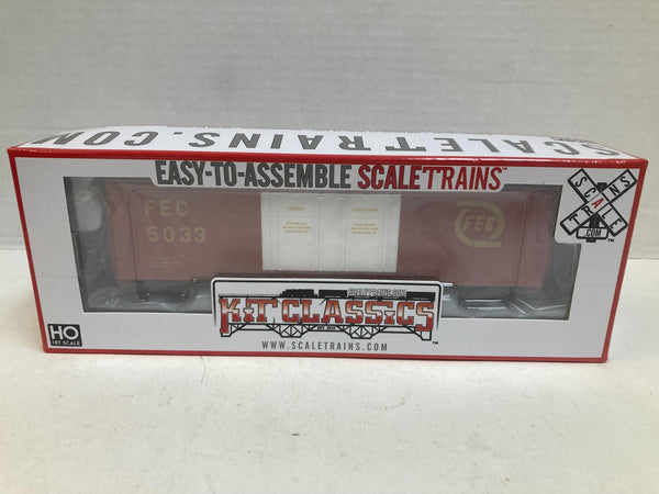 Kit Classics HO Evans USRE 5100 RBL Double 8' Plug Door Boxcar FEC 5033 SXT1096 – HO Scale – New