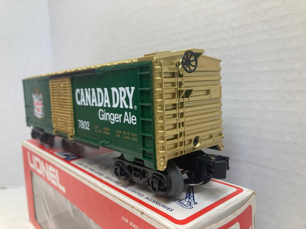 Lionel Canada Dry Box Car 6-7802 – Pre Owned Excellent Condition