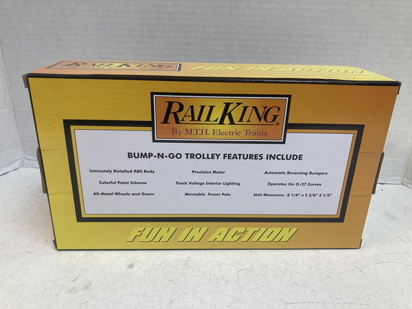 MTH RailKing O Gauge Halloween Transylvania Traction Company Trolley 30-5243