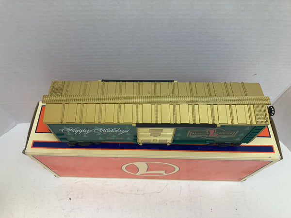 Lionel 6-16291 Christmas Boxcar 1998 O Gauge w/ Original Box