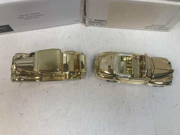National Motor Museum Mint 1:32 Scale Diecast Lot – Gold Edition 1930 Hudson & 1941 Chevrolet Deluxe (2-Car Set)
