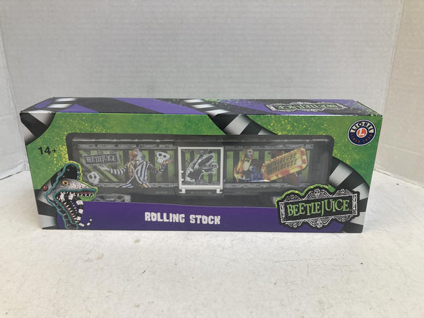 Lionel O Gauge Beetlejuice 1988 Illuminated Boxcar 2528010 Brand New