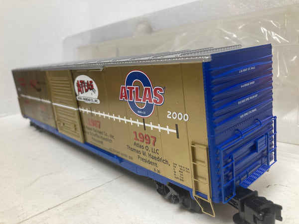 Atlas 50th Anniversary 3-rail ACF 60' S.D. Auto Parts Box Car (#1023) O Scale