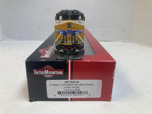 InterMountain HO Scale Union Pacific ET44AC #2640 DCC & Sound - Boxed - Tested