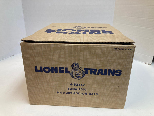 Lionel 6-52447 LCCA New Haven Add-On Cars – B-Unit #209, East Hartford Combine, REA Baggage – Sealed