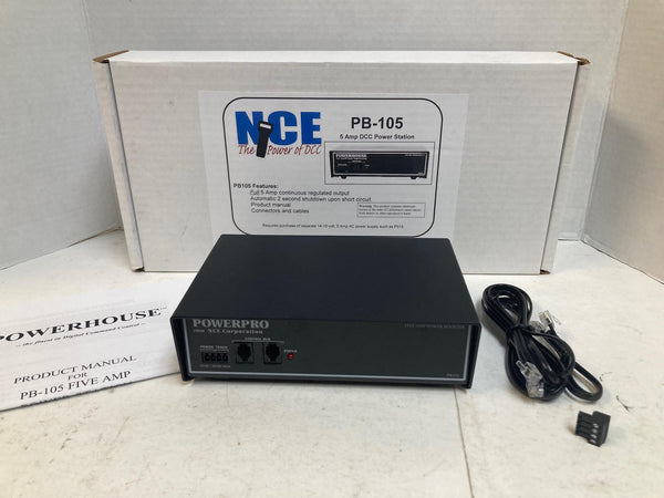 NCE PB105 5 Amp DCC Power Booster (05240003) Powerhouse