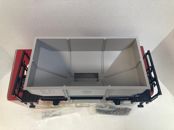 LGB 4141 OEG Ballast/Hopper Car – G-Scale, Pre-Owned, Very Good Condition
