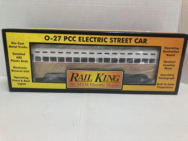 MTH Rail King Philadelphia "Septa" PCC Electric Street Car O Gauge No. 2165 (RK-2503)