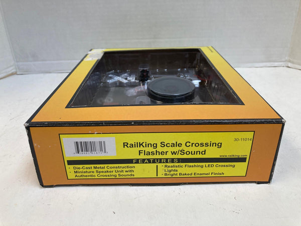 MTH RailKing 30-11014 Scale Crossing Flasher w/ Sound - NOS NIB