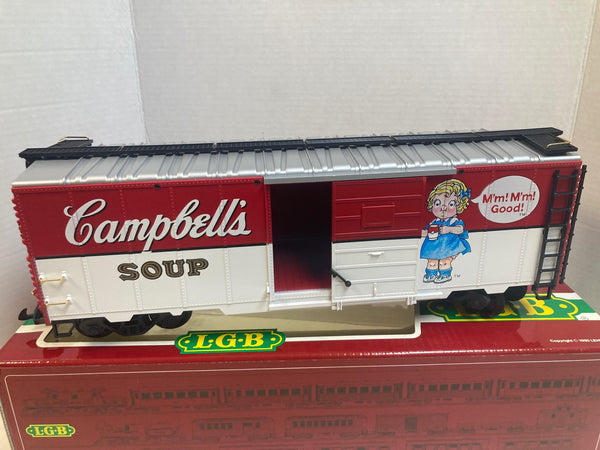 LGB 41911 Campbell’s Soup Boxcar – G-Scale, LNIB