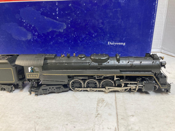 HO Brass NJ Custom Brass Reading T-1 4-8-4 #2012 - Daiyoung Korea - Tested EX