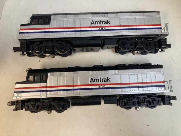 MTH RailKing Amtrak F40PH Powered & Dummy Set #399 - BCR Installed - O Gauge