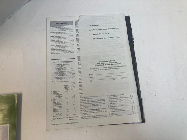 Railroad Preservation Magazine Lot – Locomotive & Railway Preservation + Railroad Heritage (6 Issues)