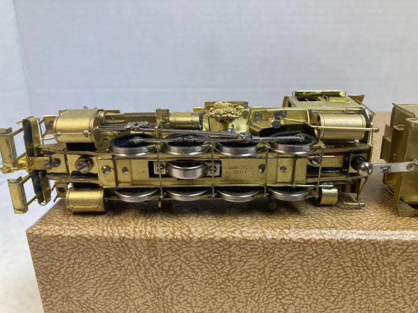 Sunset Models HO Brass AT&SF Santa Fe 0-8-0 "825" Class Steam Loco & Tender EX