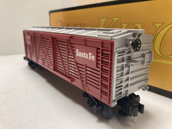 MTH Rail King Santa Fe Red & Silver Semi Scale Stock Car O scale (RK-7108L)