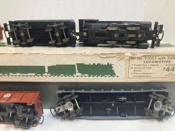 Vintage Tyco HO Train Set No. T-1003 - Switcher Runs Great! Boxed