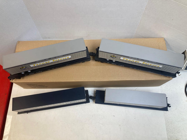 MTH Premier O Scale B&O Flatcars w/ Trailers (4) 7562 7568 9132 9920 Trailer Service