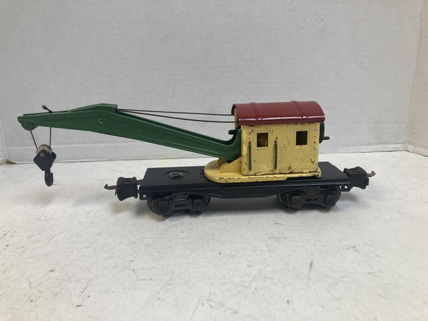 Prewar Lionel No. 2660 Operating Crane Car (Restored)