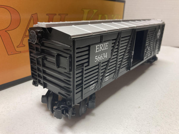 MTH Rail King Erie Semi-Scale Stock Car O scale 30-7111