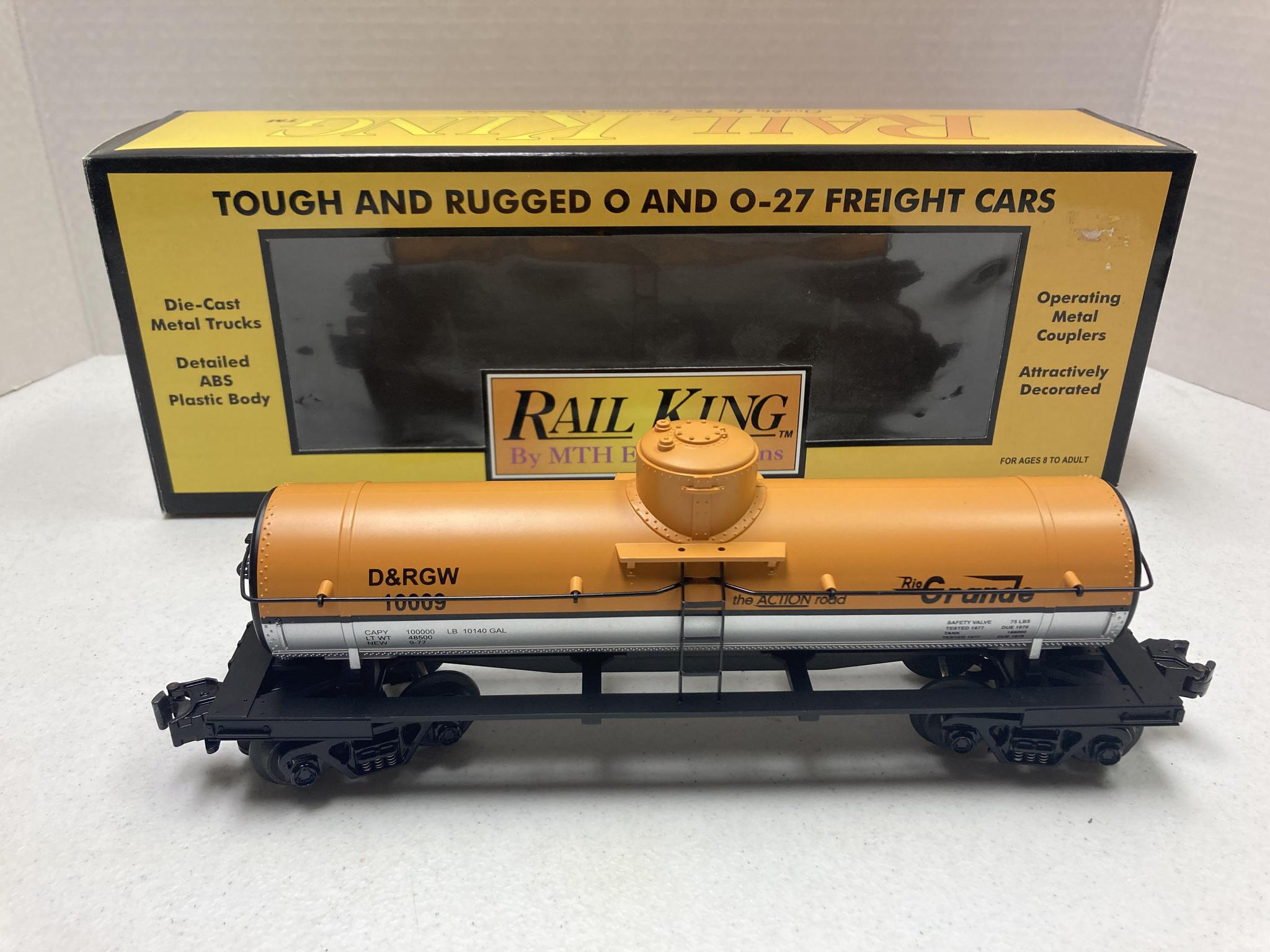 MTH Rail King Denver Rio Grande Tank Car O scale (30-7315)