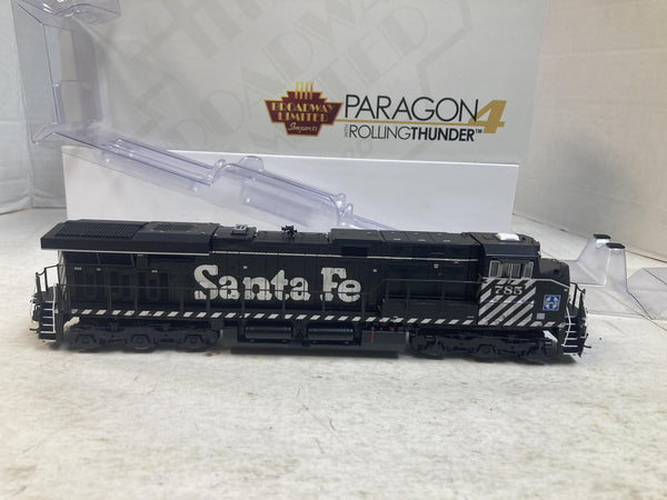 Broadway Limited Imports HO Scale GE ES44AC – Santa Fe (ATSF) #785 - Zebra Stripe