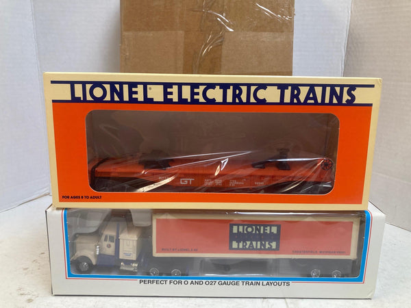 Lionel 6-52040 T.T.O.S. Flatcar & 6-52033 Wolverine Division Tractor/Trailer | NEW