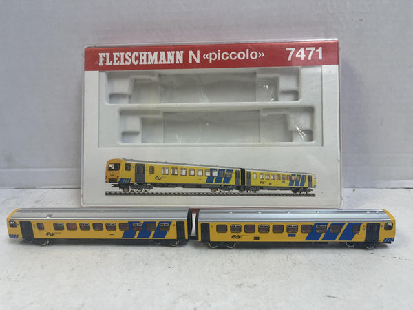 Fleischmann N Piccolo 7471 NS Class 3200 2-Pc Diesel Train Set Ex Condition Boxed