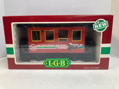 LGB 3907 Passenger Car G Scale – LNIB Like New in Box – Excellent Condition