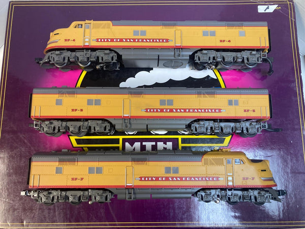 MTH Premier 20-2259-1 UP City of San Francisco E-6 ABA Diesel Set - Proto 2.0
