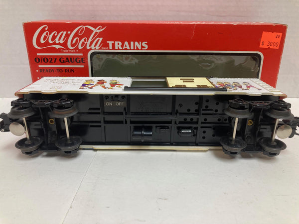 K-Line Coca-Cola Holiday Christmas "Leven Pipers Piping" Sound/Music Car 98 (K-644705) O Scale